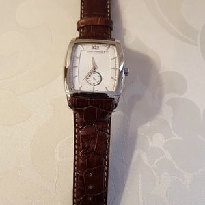 Daniel Cremieux Men's Stainless Tank Watch